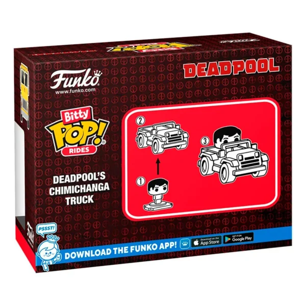 BITTY POP Deadpool en Camion Chimichanga