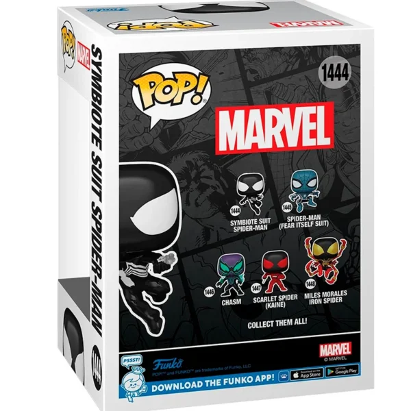 figura POP Spider-Man de Negro 1444