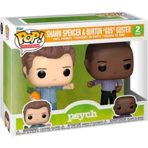 Pack 2 figuras POP Shawn Spencer y Burton "Gus" Guster