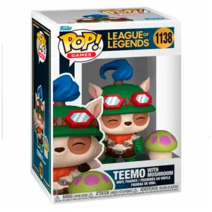 muñeco FUNKO POP Teemo con Mushroom 1138