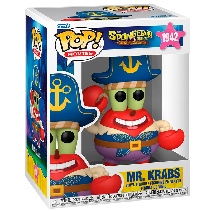 figura FUNKO POP Señor Cangrejo Pirata 1942