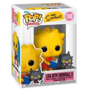 figura FUNKO POP Lisa Simpson con Bola de Nieve II 1740