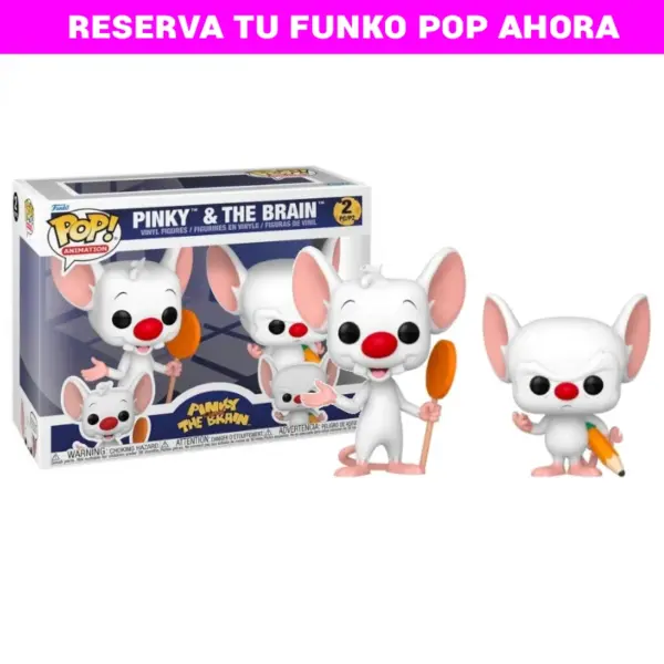 Pack 2 FUNKO POP Pinky y Cerebro reservas