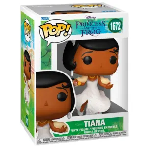 figura FUNKO POP Tiana con el Vestido Brillante 1672