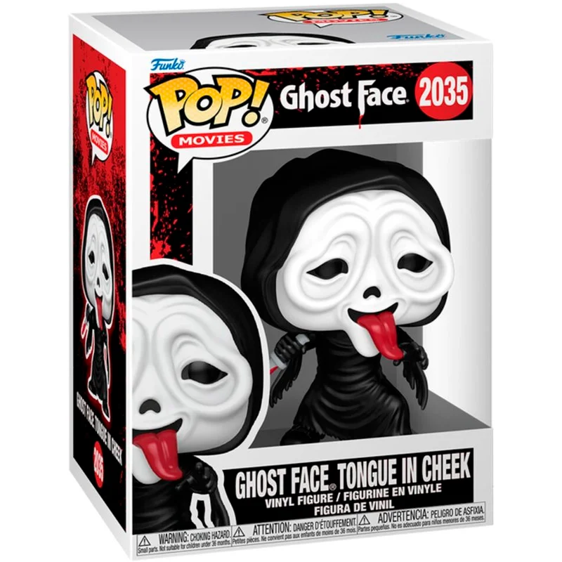 figura FUNKO POP Ghost Face con Lengua Fuera 2035