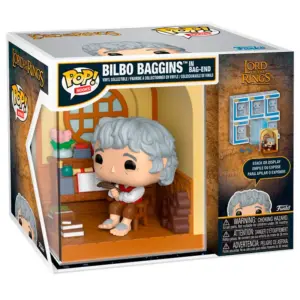 FUNKO POP Bilbo Bolsón en Bolsón Cerrado sujeta libros