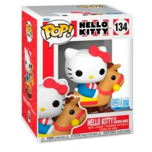 figura FUNKO POP Hello Kitty en el Caballo Balancín 134